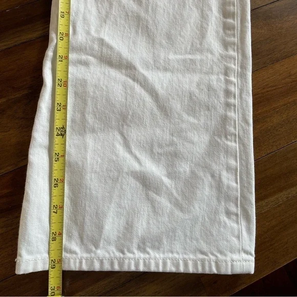 NILI LOTAN Juliet Cream wash button fly jeans - Picture 12 of 12